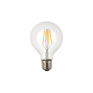 LAMPARA VINTAGE REDONDA TRANSPARENTE 4W