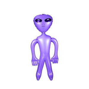 INFLABLE ALIEN VIOLETA 82 CM