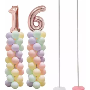 SOPORTE PARA GLOBOS COLUMNA Y BASE - 1,5 MTS