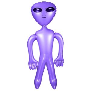INFLABLE ALIEN VIOLETA - 1,50 MTS