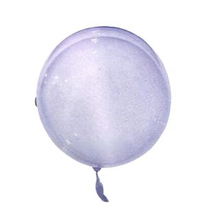 GLOBO DE SILICONA LILA PASTEL 50 CM