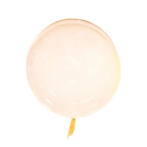 GLOBO DE SILICONA NARANJA PASTEL 50 CM