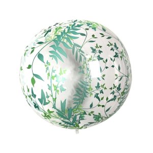 GLOBO DE SILICONA HOJAS 45 CM