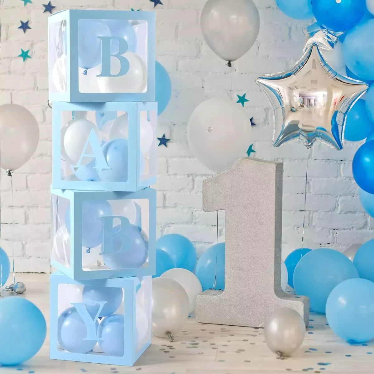 CUBO DECORATIVO BABY CELESTE - Imagen 3