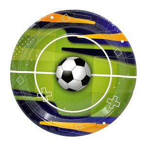 PLATOS DESCARTABLES FUTBOL 18 CM