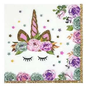 SERVILLETAS DESCARTABLE UNICORNIO CHIC