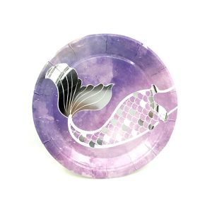 PLATO DESCARTABLE COLA DE SIRENA 18 CM