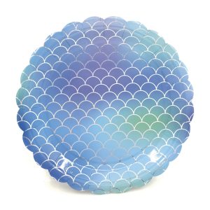 PLATO DESCARTABLE ESCAMITAS 23 CM
