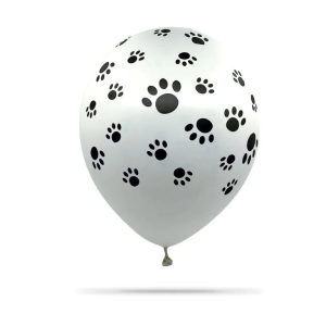 GLOBOS R12 25 UNIDADES HUELLITAS