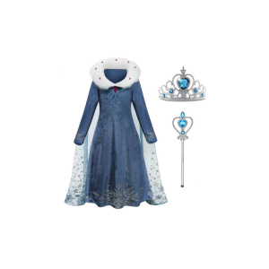 DISFRAZ FROZEN S CAPA Y ACCESORIOS