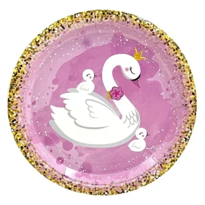 PLATOS DESCARTABLES CISNE 18 CM