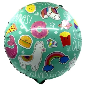 GLOBO METALIZADO LLAMA 46 CM