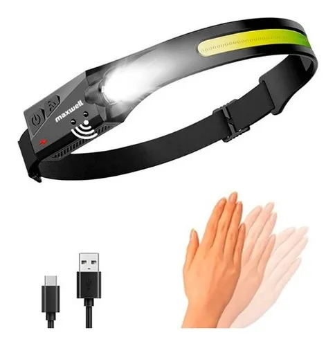 LINTERNA MINERO FRONTAL LED