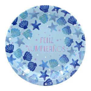 PLATOS DESCARTABLES OCEAN 23 CM