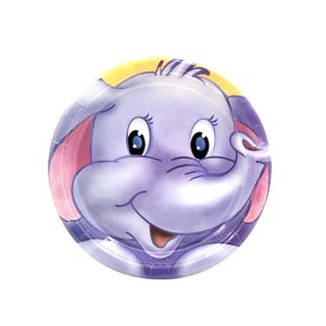 PLATOS DESCARTABLES ELEFANTE 18 CM
