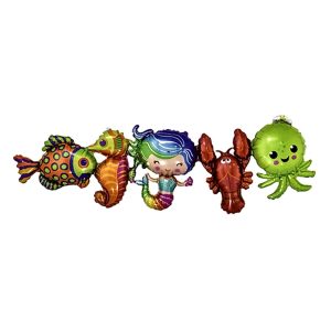 SET DE GLOBOS SIRENITA