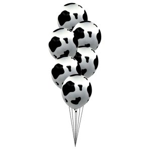 SET GLOBOS VACA 25 UNIDADES