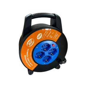 ALARGUE ENROLLADOR 4 SCHUKO 3X1MM SL 3-15MTS