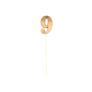 NUMERO DE MADERA 9