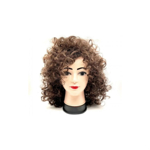 PELUCA RIZADA CASTAÑA
