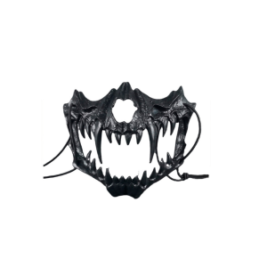 MASCARA DIENTES DE DRAGÓN NEGROS
