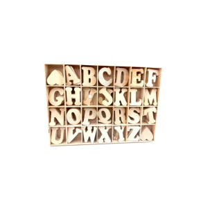 CAJA CON LETRAS CON AUTOADHESIVO