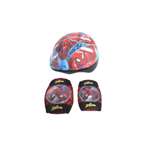 SET CASO Y RODILLERAS SPIDERMAN DISNEY ORIGINAL