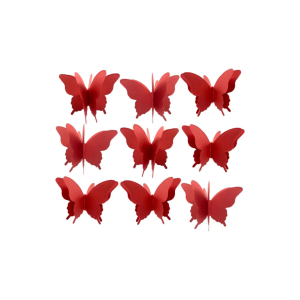 GUIRNALDA MARIPOSAS ROJA 2,5MTS