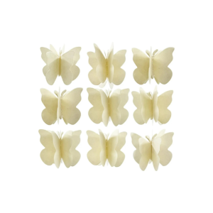 GUIRNALDA MARIPOSAS CREMA 2,5MTS
