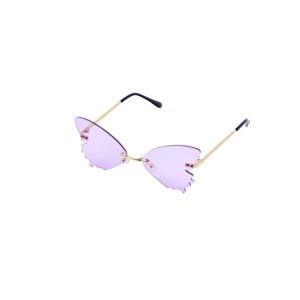 LENTES CRISTAL MARIPOSA LILA