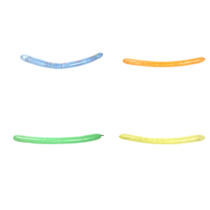 GLOBOS TUBO 1M 50 UNIDADES MULTICOLOR