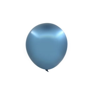 GLOBOS CROMADOS R12 25 UNIDADES AZUL PETRÓLEO