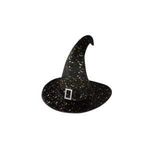 SOMBRERO BRUJA CON HEBILLA