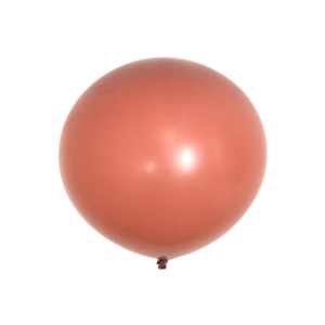 GLOBOS GIGANTES LISO R36 ROSA MARRÓN