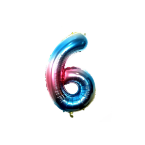 GLOBO METALIZADO TORNASOLADO 6