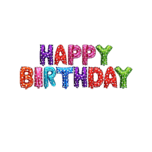 GLOBOS HAPPY BIRTHDAY