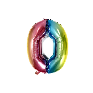 GLOBO NUMERO 76 CM MULTICOLOR 0