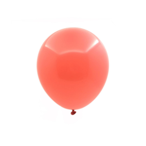 GLOBOS LISOS R10 CORAL 50 UNIDADES