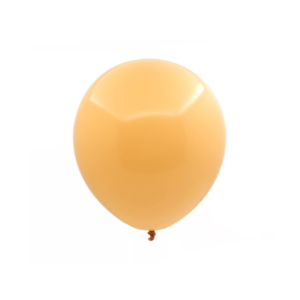 GLOBOS LISOS R10 NARANJA CLARO 50 UNIDADES
