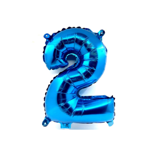 GLOBO NUMERO 1M AZUL 2