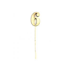 NUMERO DE MADERA 6