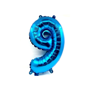 GLOBO NUMERO 1M AZUL 9