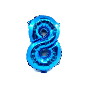 GLOBO NUMERO 1M AZUL 8