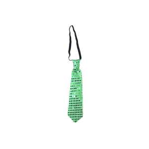 CORBATA LED CON LENTEJUELAS AZUL