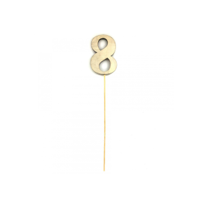 NUMERO DE MADERA 8