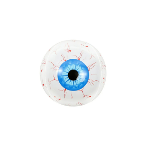GLOBO METALIZADO OJO TERRORÍFICO AZUL