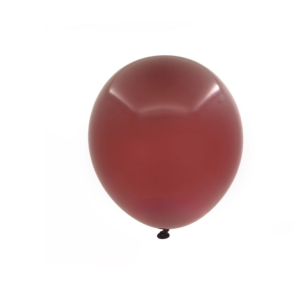 GLOBOS LISOS R10 BURGUNDY 50 UNIDADES