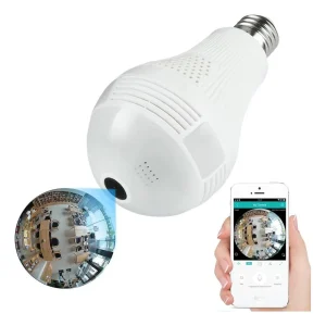 CAMARA LAMPARA LED 360 VISIÓN OCULTA