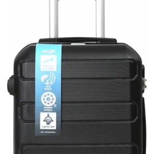 VALIJA RÍGIDA CARRION NEGRO 18 PULGADAS ATOZ