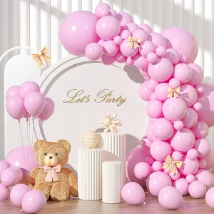 SET GLOBOS ROSA 134 UNIDADES